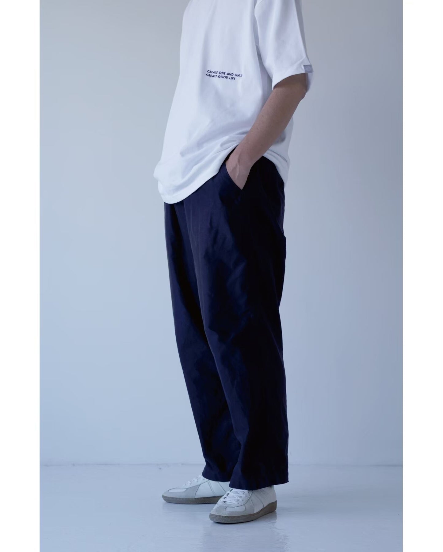 UITU EASY TROUSERS SUPIMA COTTON LIGHT MOLESKIN