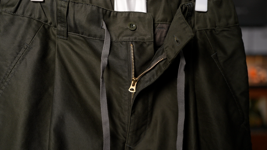 iori Moleskin Tuck Cargo Pants