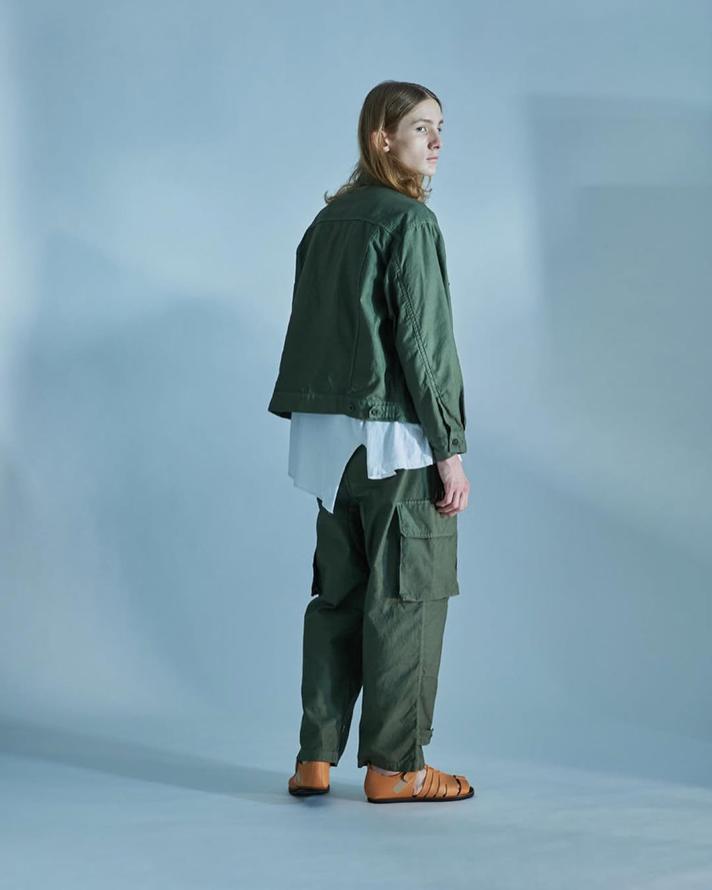 iori Moleskin Tuck Cargo Pants
