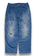 【H.UNIT ColdBeer別注】Denim fatigue pants (Customize)