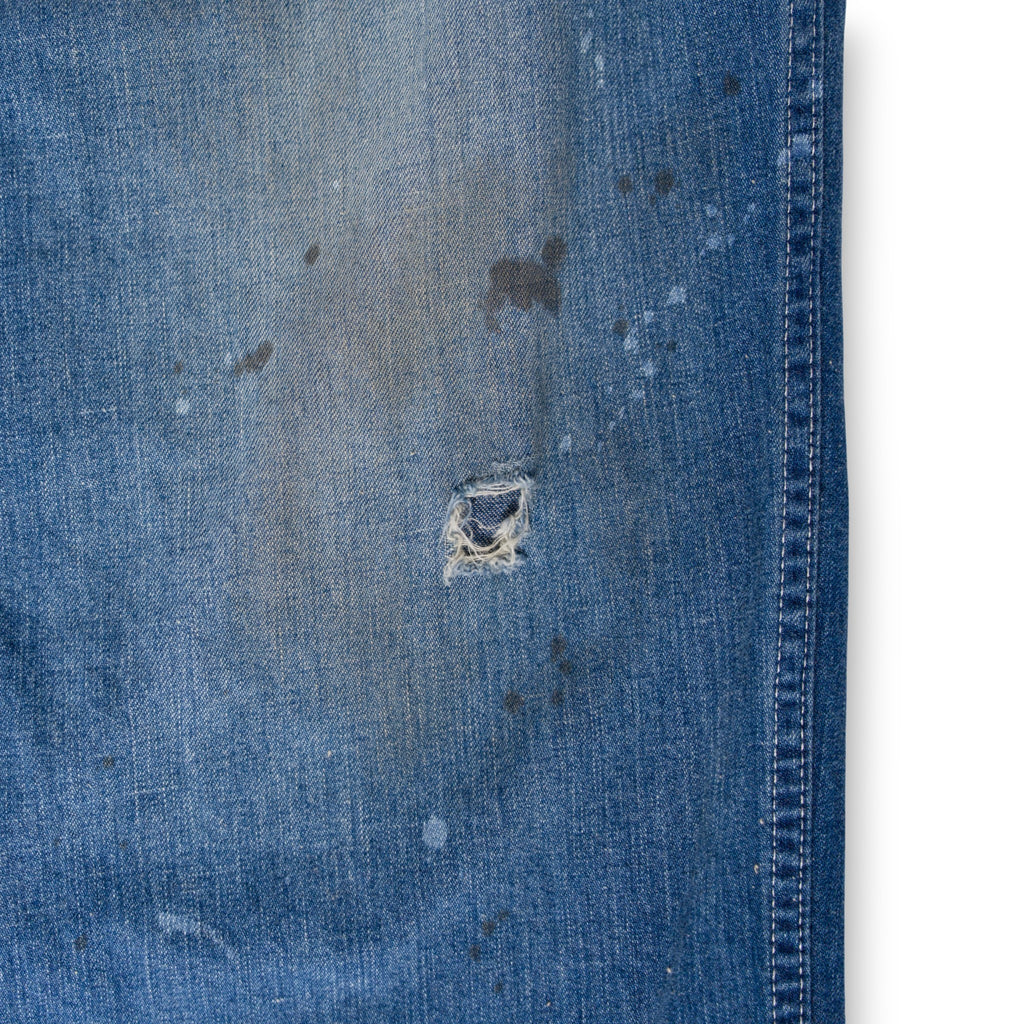 【H.UNIT ColdBeer別注】Denim fatigue pants (Customize)