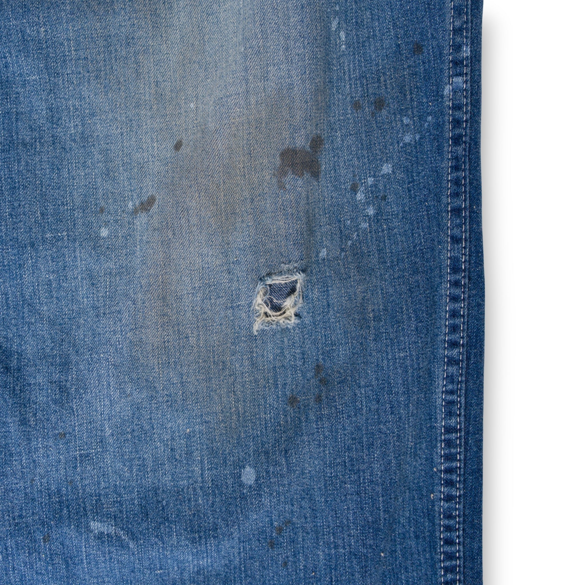【H.UNIT ColdBeer別注】Denim fatigue pants (Customize)