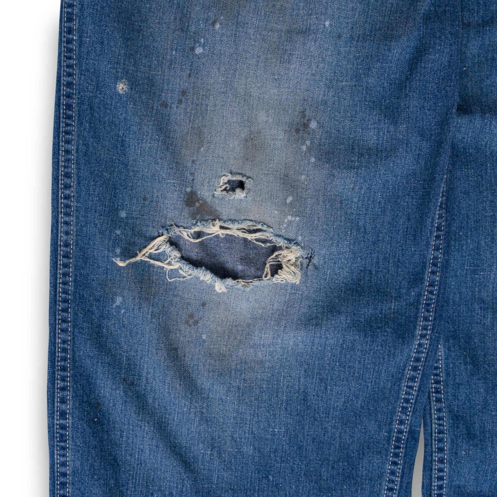 【H.UNIT ColdBeer別注】Denim fatigue pants (Customize)