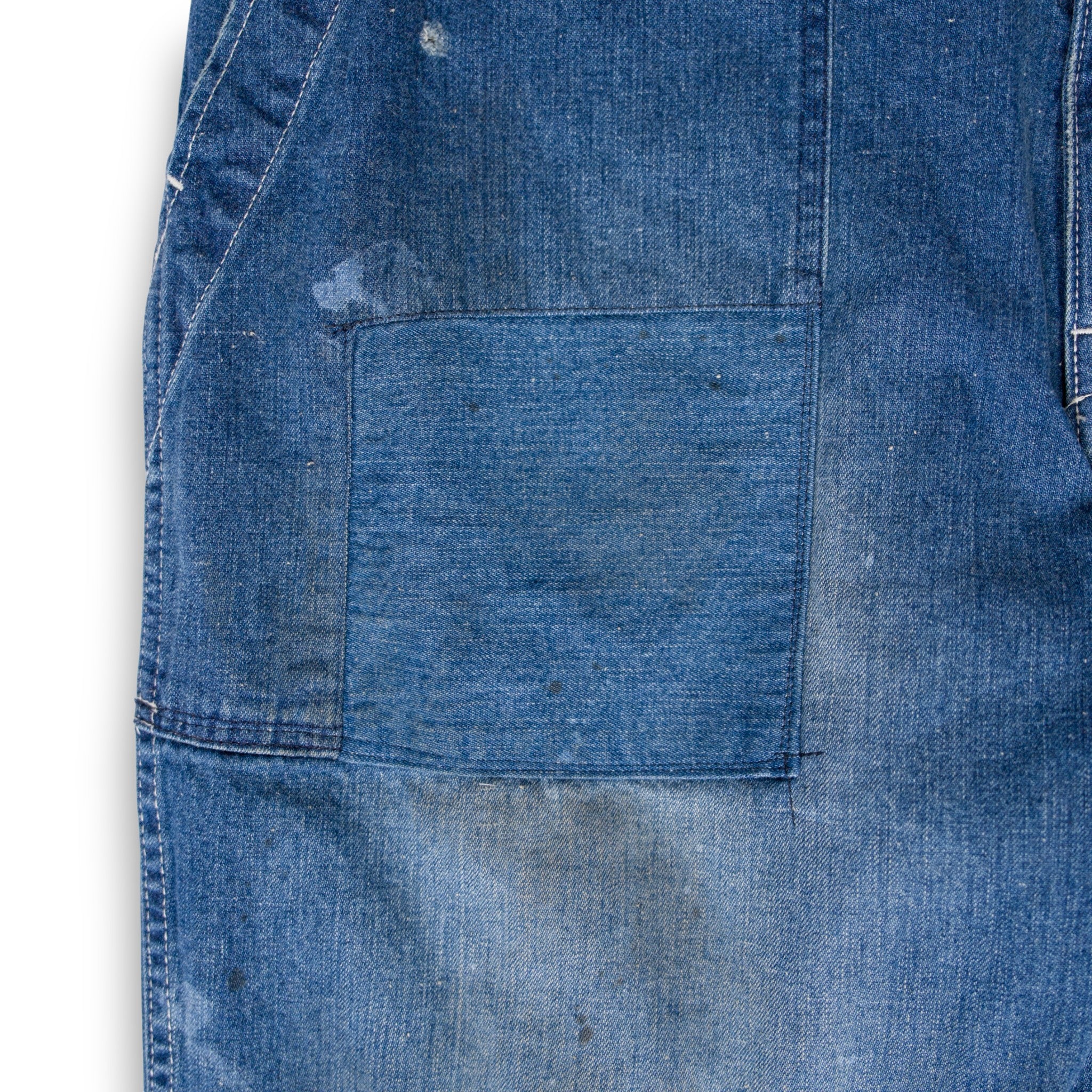【H.UNIT ColdBeer別注】Denim fatigue pants (Customize)