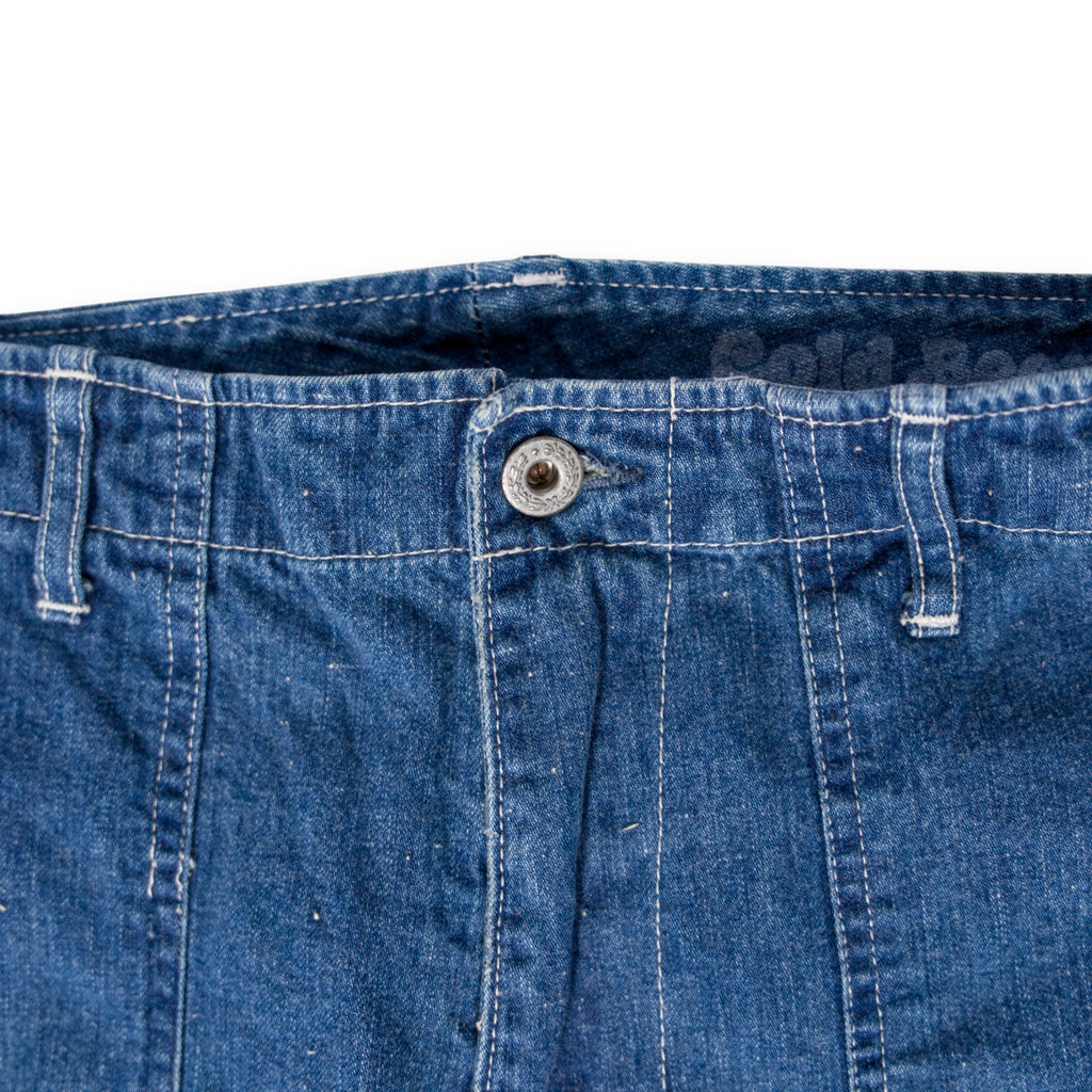 【H.UNIT ColdBeer別注】Denim fatigue pants (Customize)
