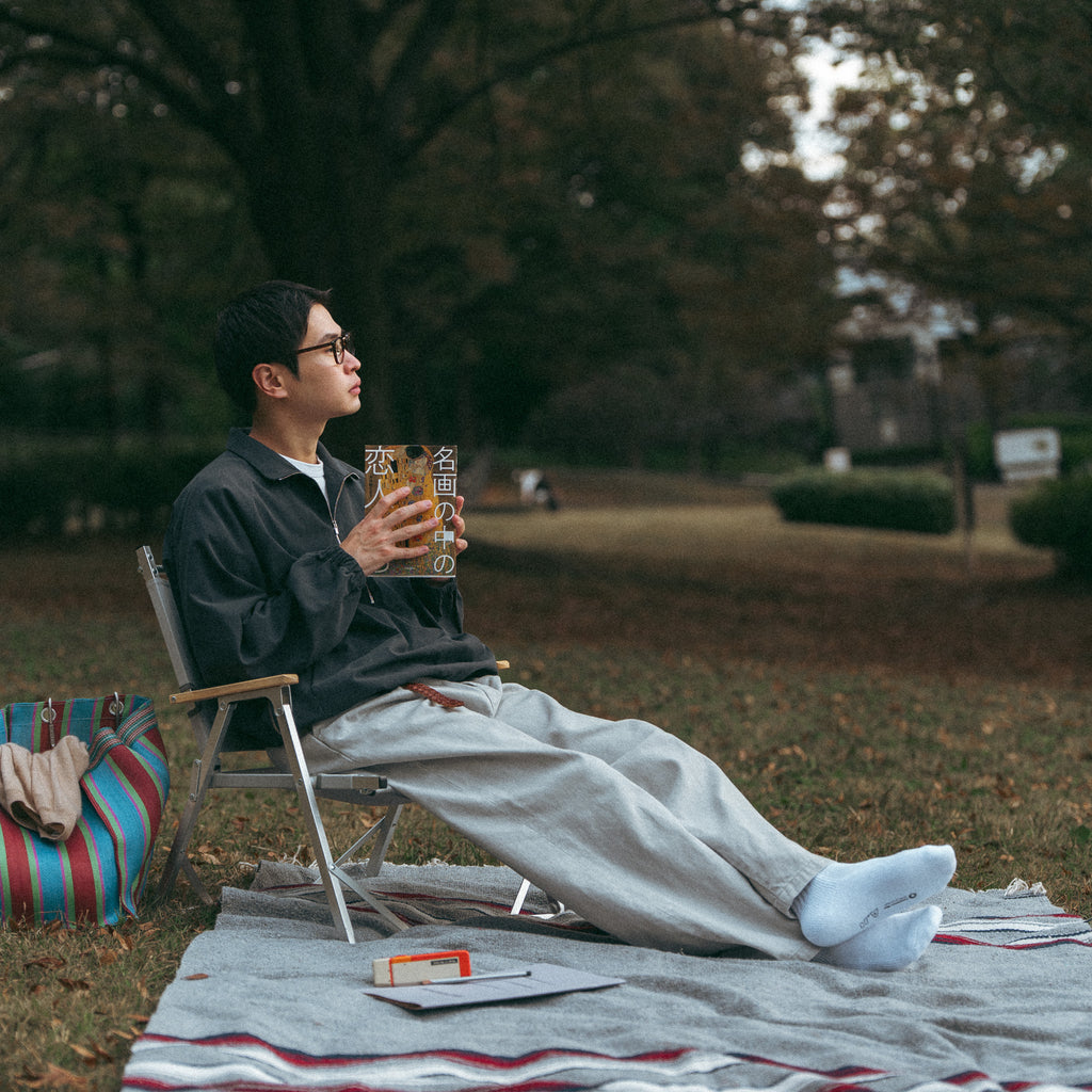 UITU x ColdBeer Store THE OFFING Gabardine Half-Zip Pullover
