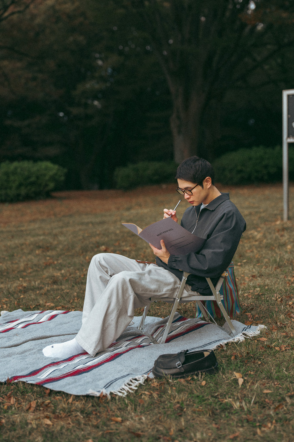 UITU x ColdBeer Store THE OFFING Gabardine Half-Zip Pullover