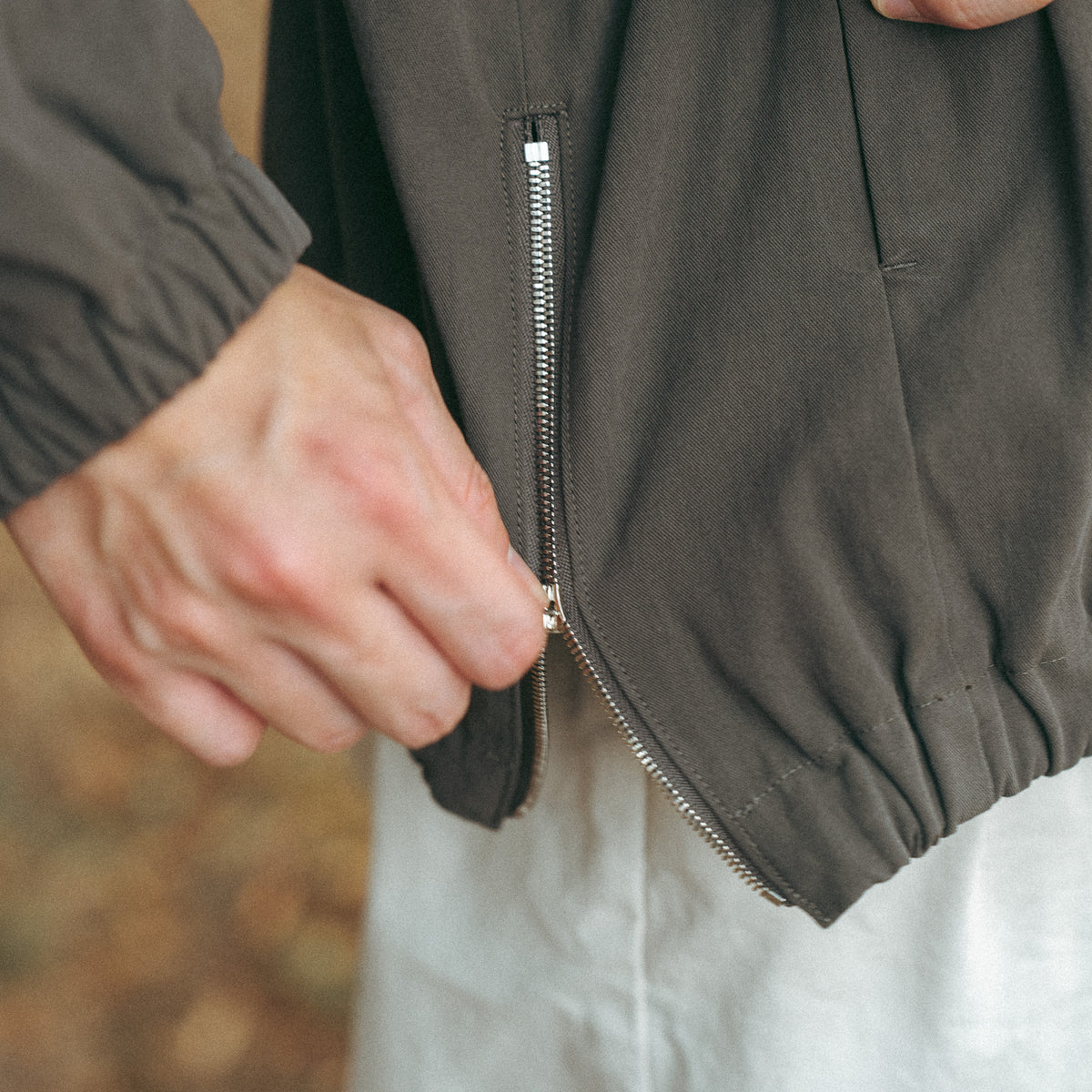 UITU x ColdBeer Store THE OFFING Gabardine Half-Zip Pullover