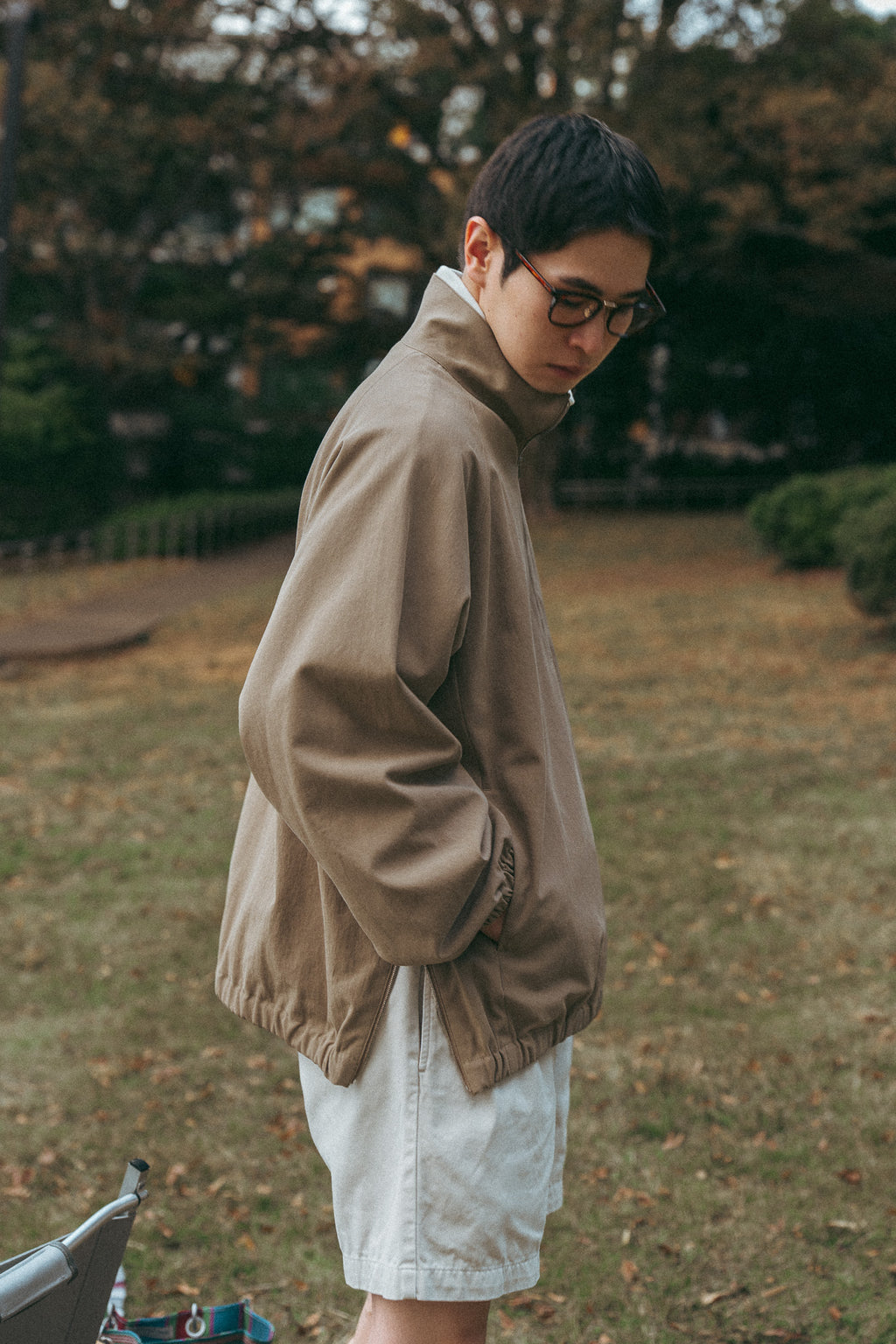 UITU x ColdBeer Store THE OFFING Gabardine Half-Zip Pullover