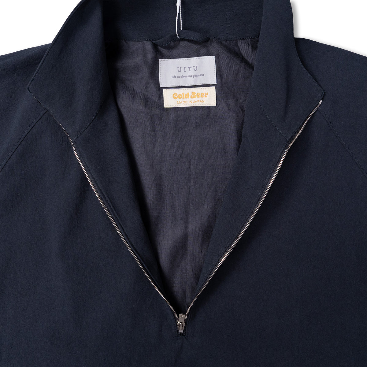 UITU x ColdBeer Store THE OFFING Gabardine Half-Zip Pullover
