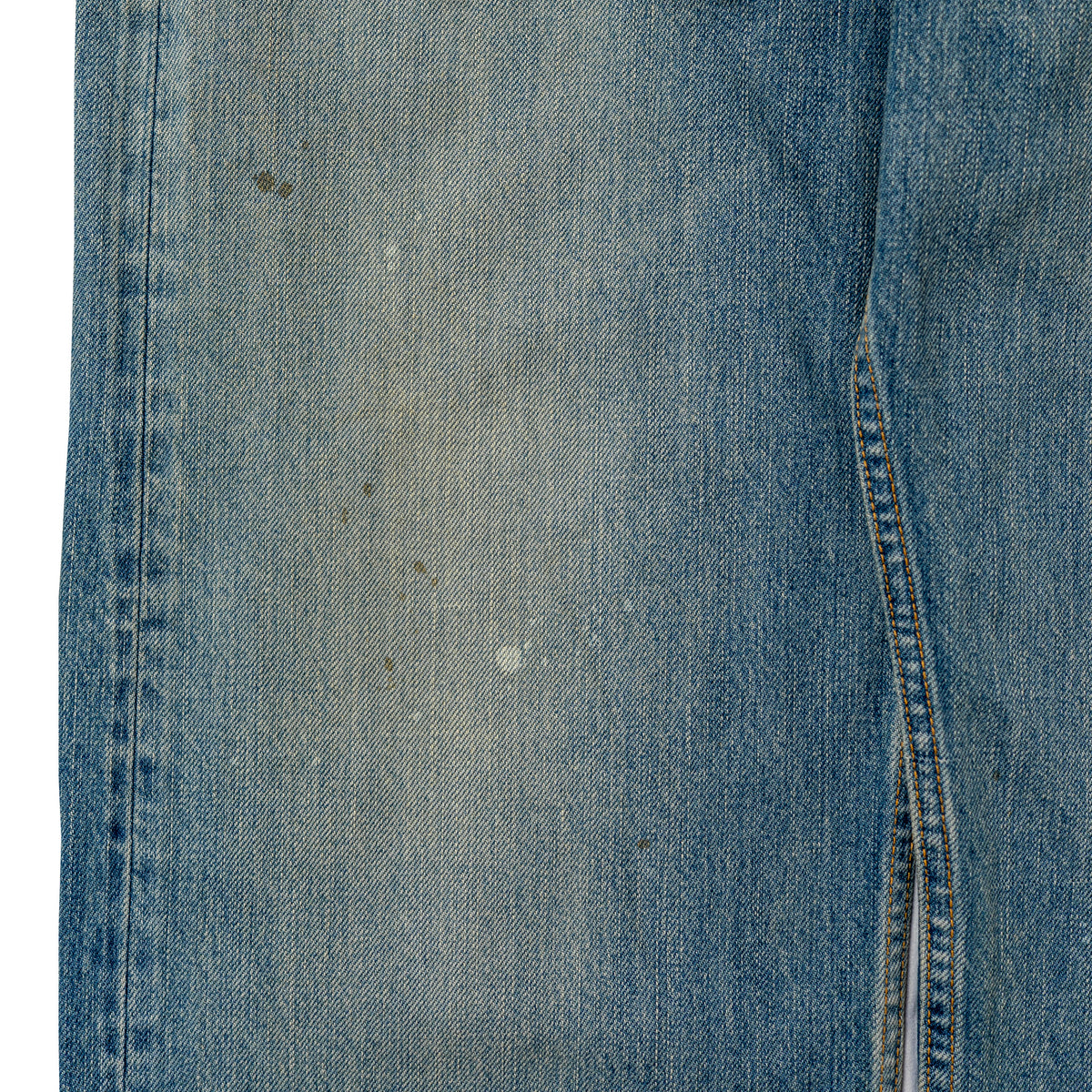 H.UNIT Selvedge denim 5P(Used wash) Indigo