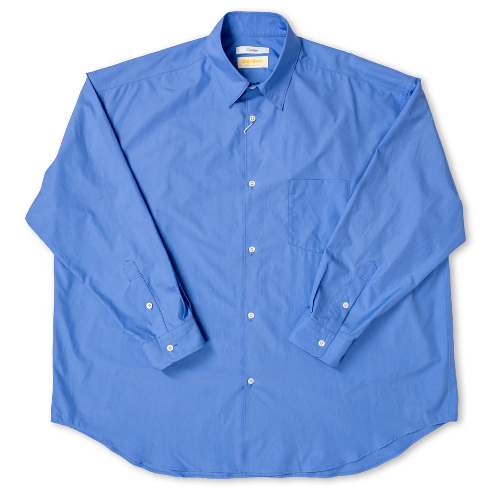 FINX Cotton WEATHER Shirt BLUE
