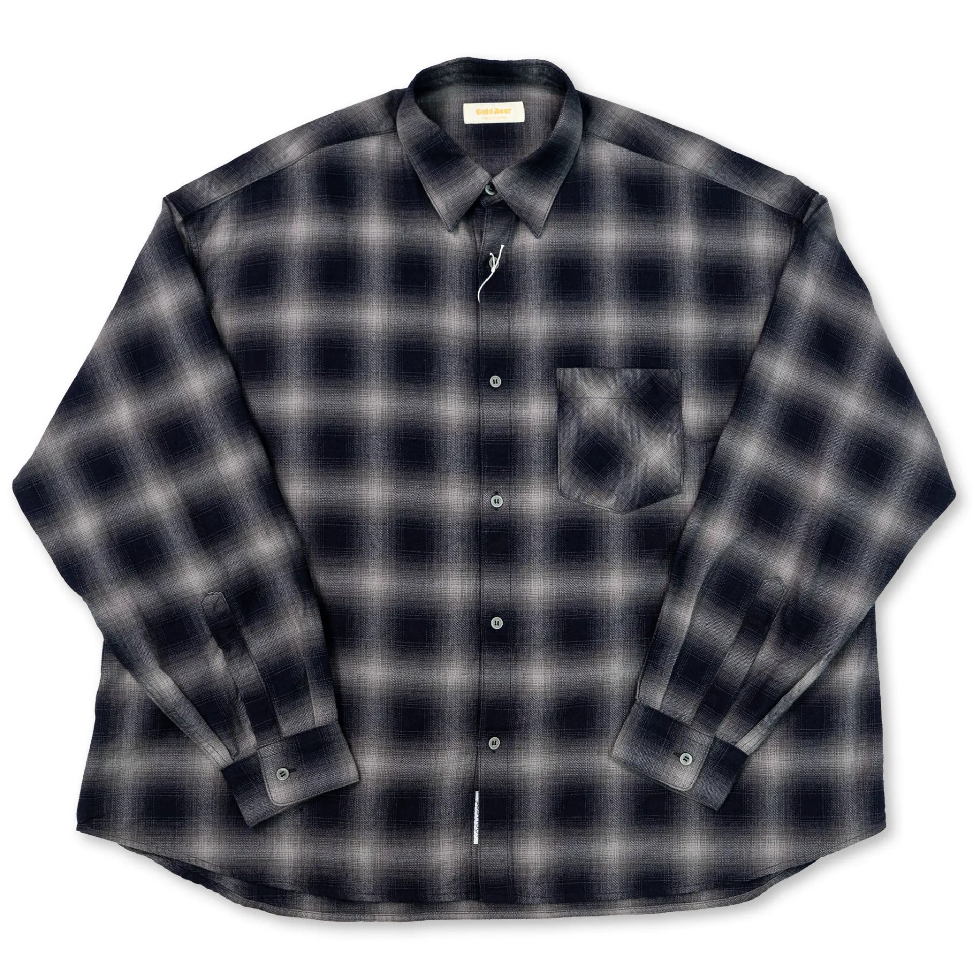 LaRaza Ombre Check Shirt gray