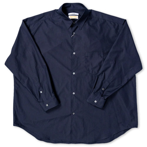 FINX Cotton WEATHER Shirt NAVY