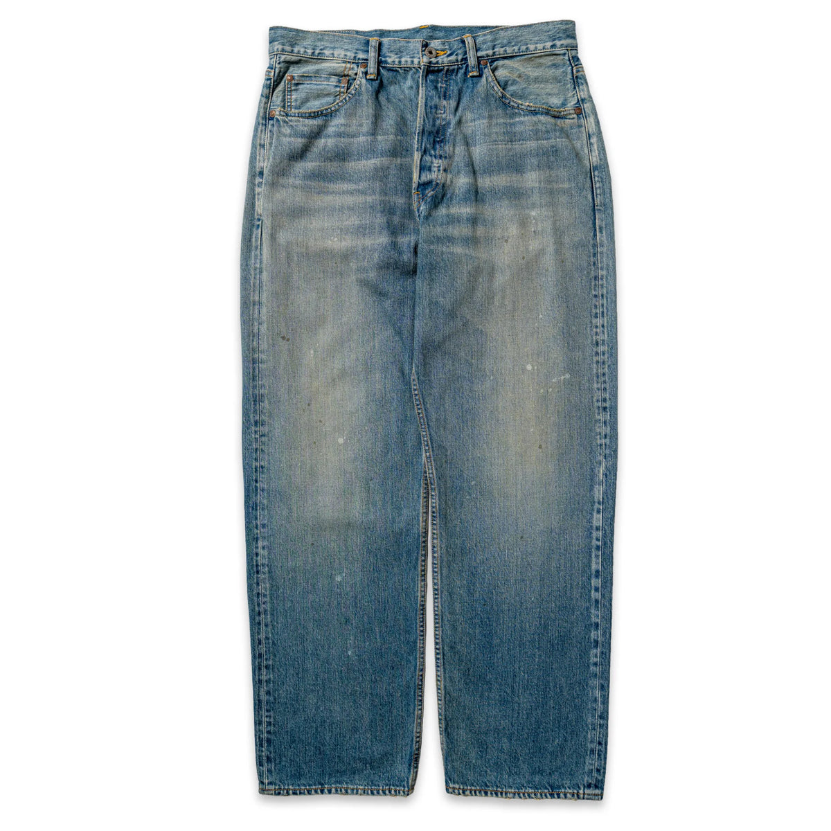 Selvedge denim 5P(Used wash) Indigo Indigo
