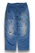 【ColdBeer別注】Denim fatigue pants (Customize)