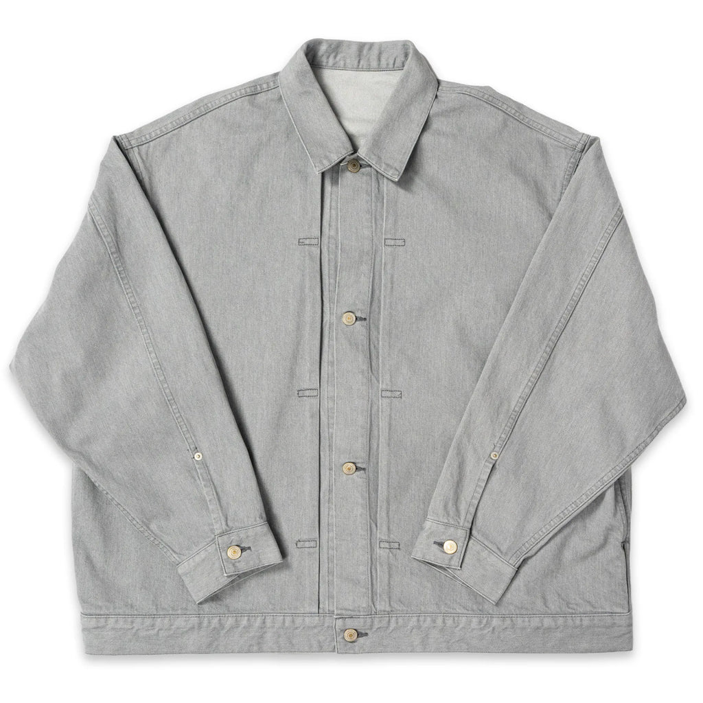 A/CHROME DENIM JACKET GRAY