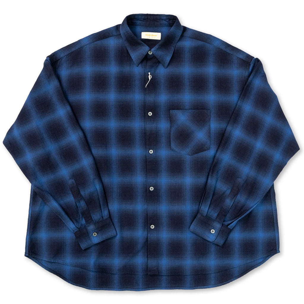 LaRaza Ombre Check Shirt blue
