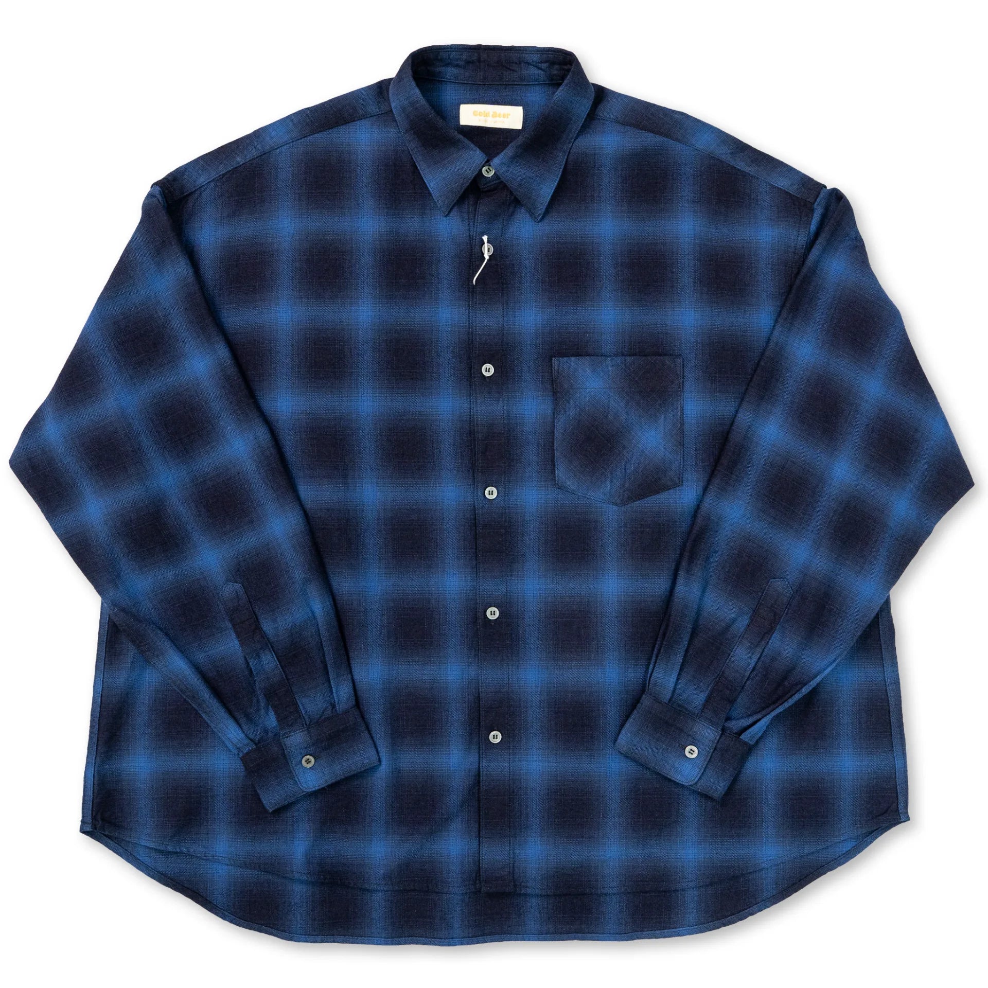 LaRaza Ombre Check Shirt blue